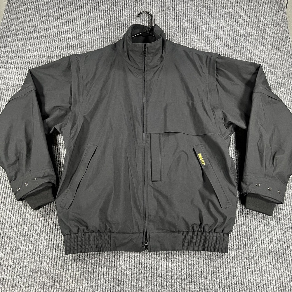 Vintage Zero Restriction Jacket Womens Medium Black Gore-Tex‎ Golf Windbreaker